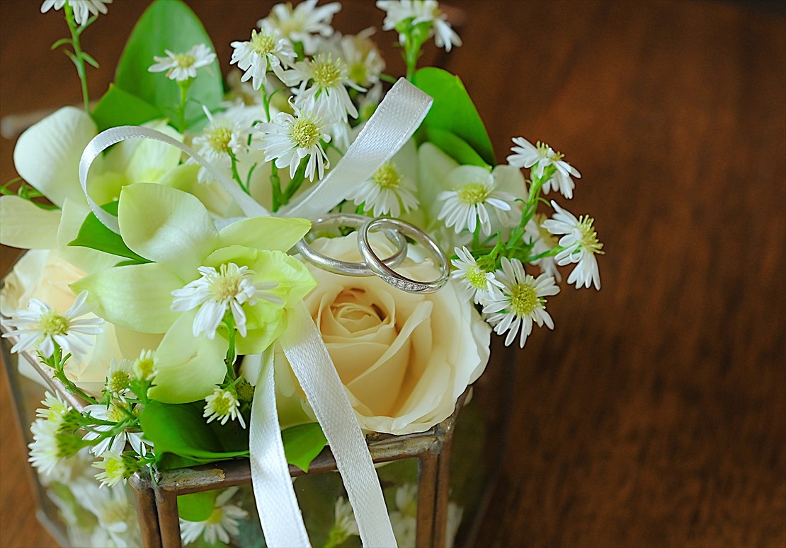 Four Seasons Bali Giri Jimbaran Garden Wedding (2)_R フォーシーズンズ・バリ挙式プラン:生花リングピロー