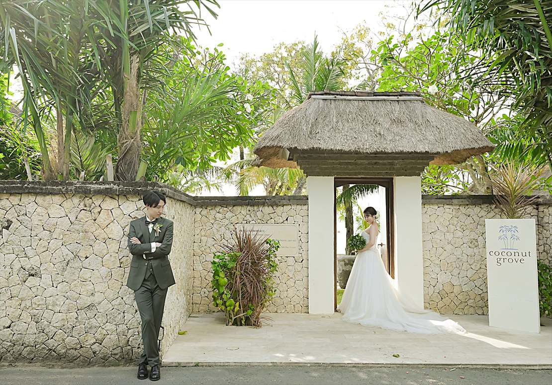 Four Seasons Bali Giri Jimbaran Garden Wedding (45)_R フォーシーズンズ・ジンバラン バリ結婚式 ココナッツ・グローブ エントランス