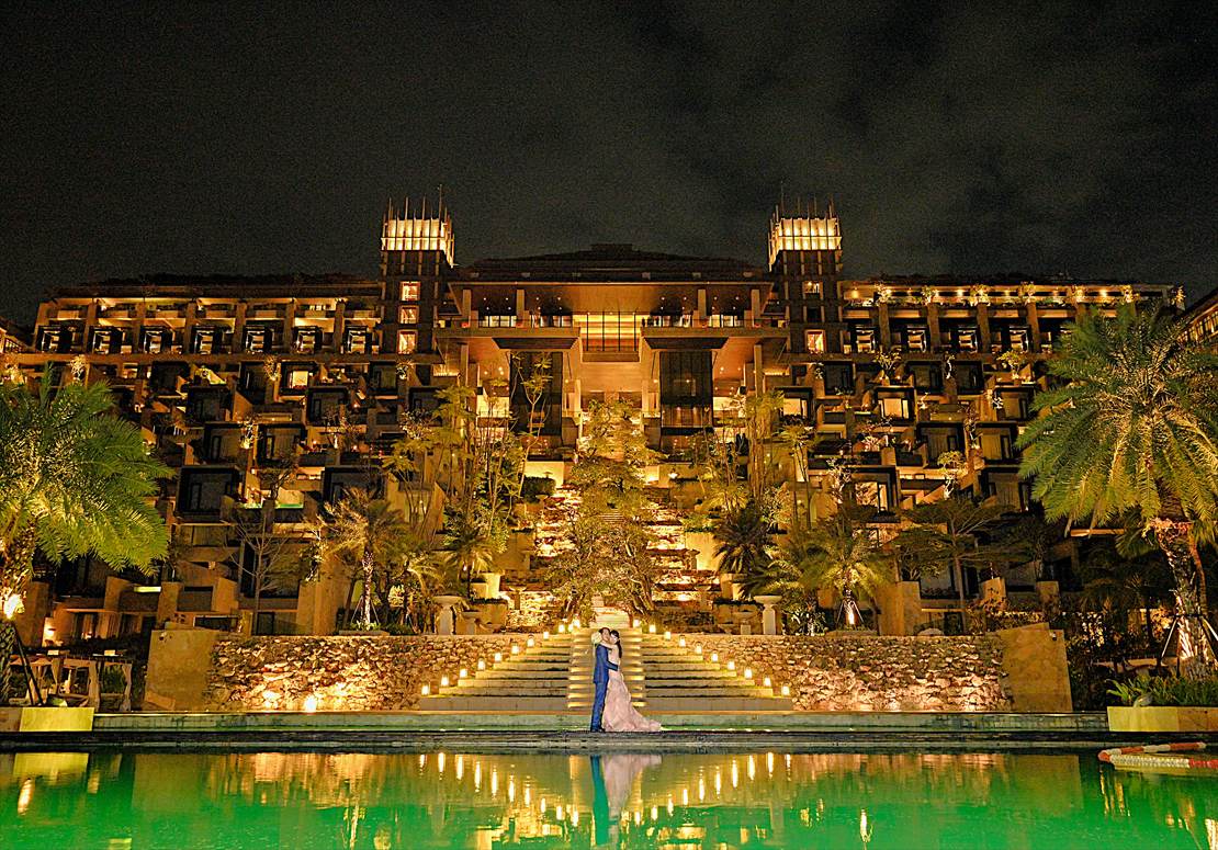 Kempinski Bali Wedding_R アプルヴァ・ケンピンスキ・バリ挙式・結婚式・ウェディング ナイトショット