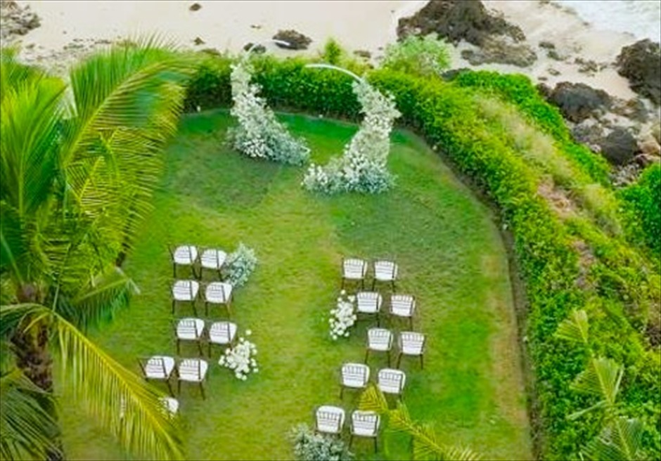 ラッフルズ・バリ挙式 エターナル・ショアズ ガーデン・ウェディング オーシャン・ガーデン 挙式会場全景