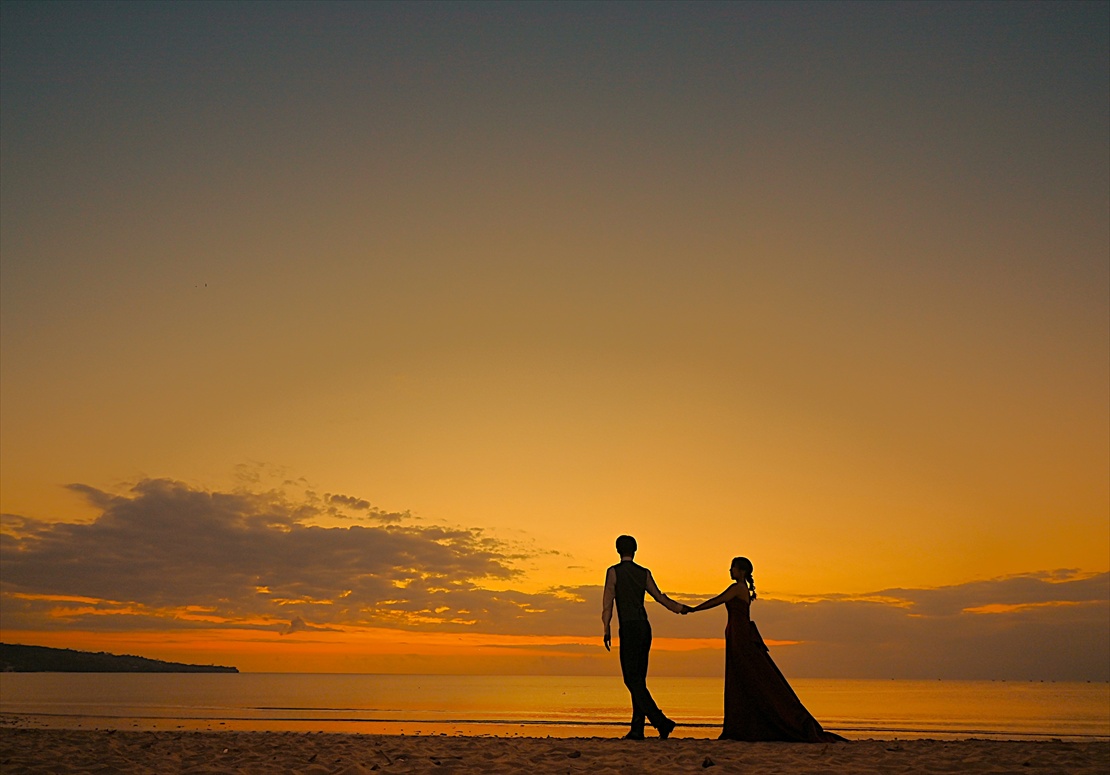Sunset Wedding Bali (13)_R バリ島挙式 ビーチにてマジックアワー撮影
