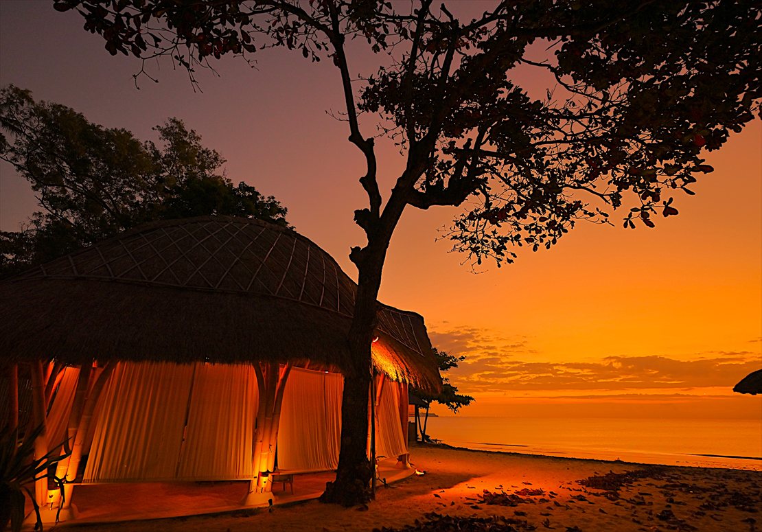 Sunset Wedding Bali (14)_R バリ・ウェディング・パーティー バンブー・パビリオン マジックアワー