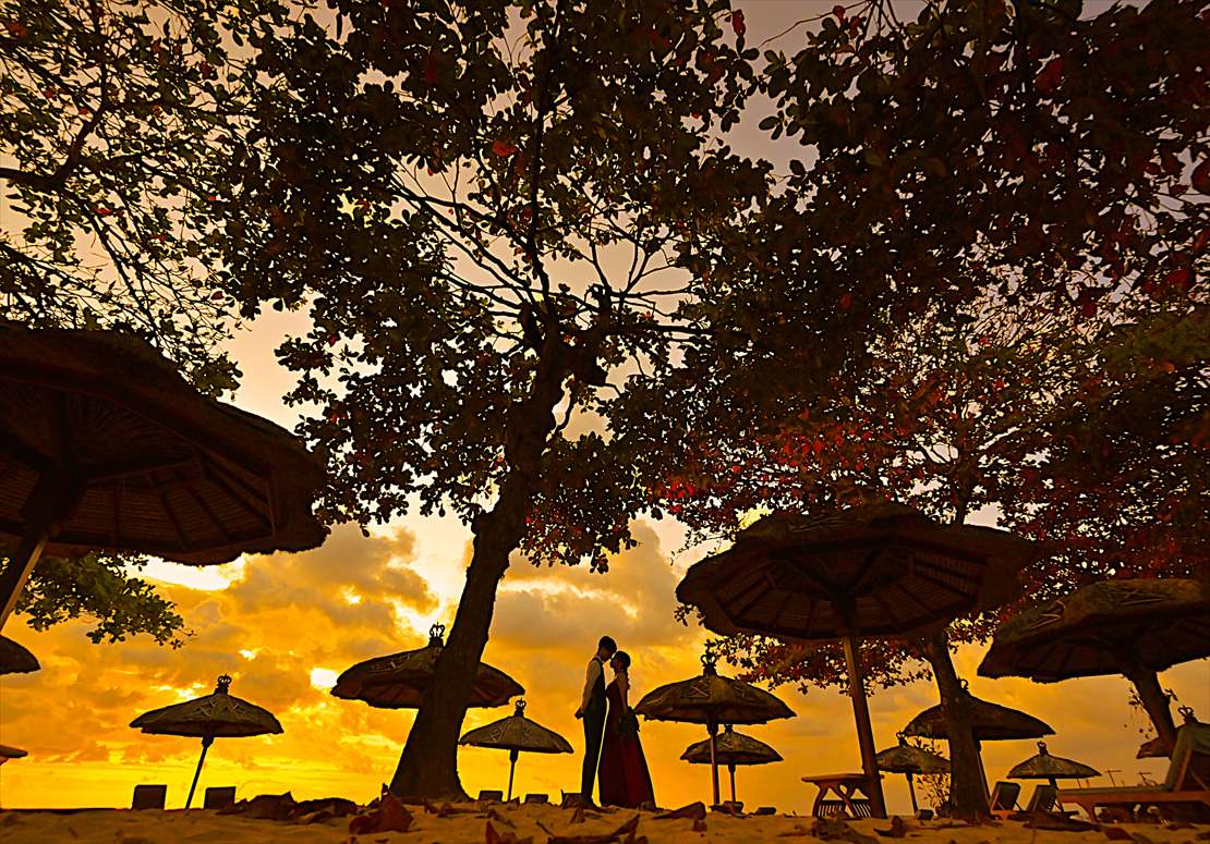Sunset Wedding Bali (4)_R バリ島結婚式 ビーチ サンセット撮影