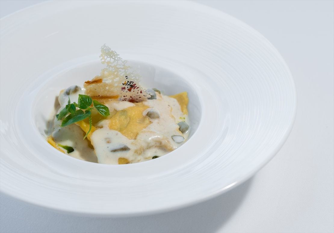 【メイン１】海老のラビオリ