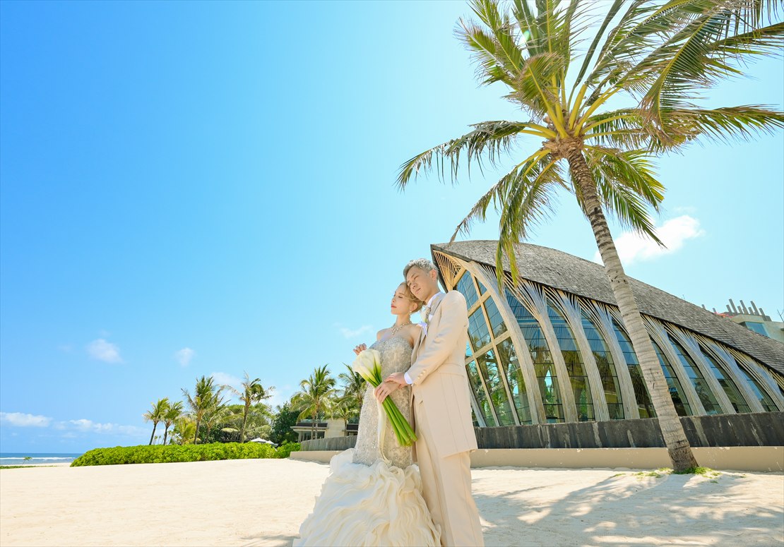 Apurva Kempinski Bali Oceanfront Chapel Wedding (34)_R バリ島挙式 オーシャンフロント・チャペルを一望するココナッツ・ビーチ