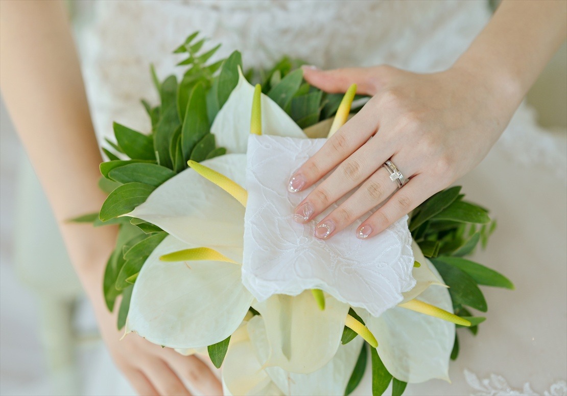 バリ挙式プラン：生花アンスリューム・ブーケ