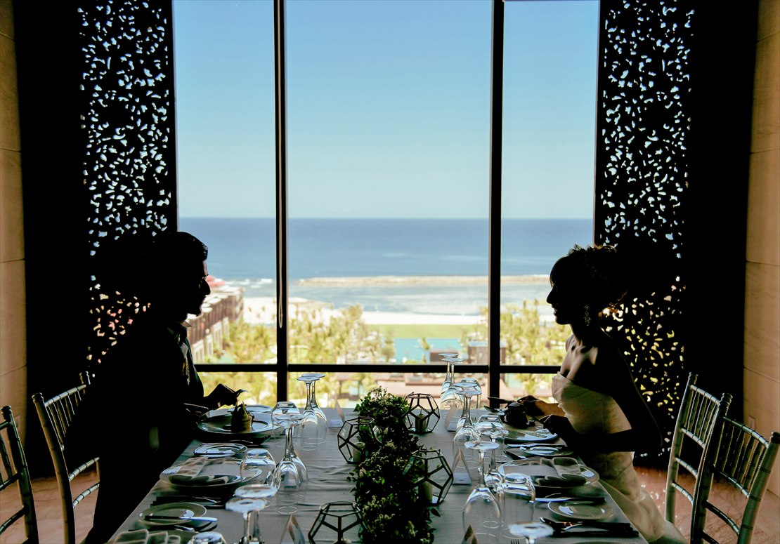 ケンピンスキ・バリの広大なリゾートを望む