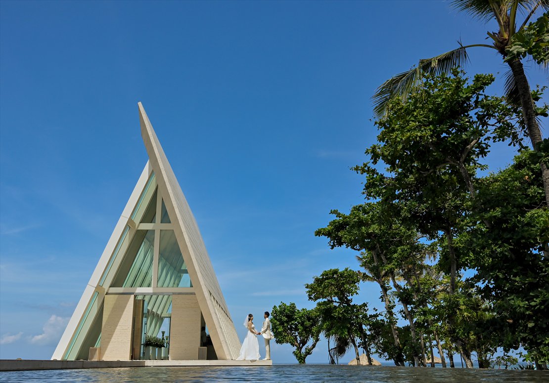 Conrad Bali Wedding Infinity Chapel (39)_R コンラッド・バリ・ウェディング インフィニティ・チャペル 挙式後撮影