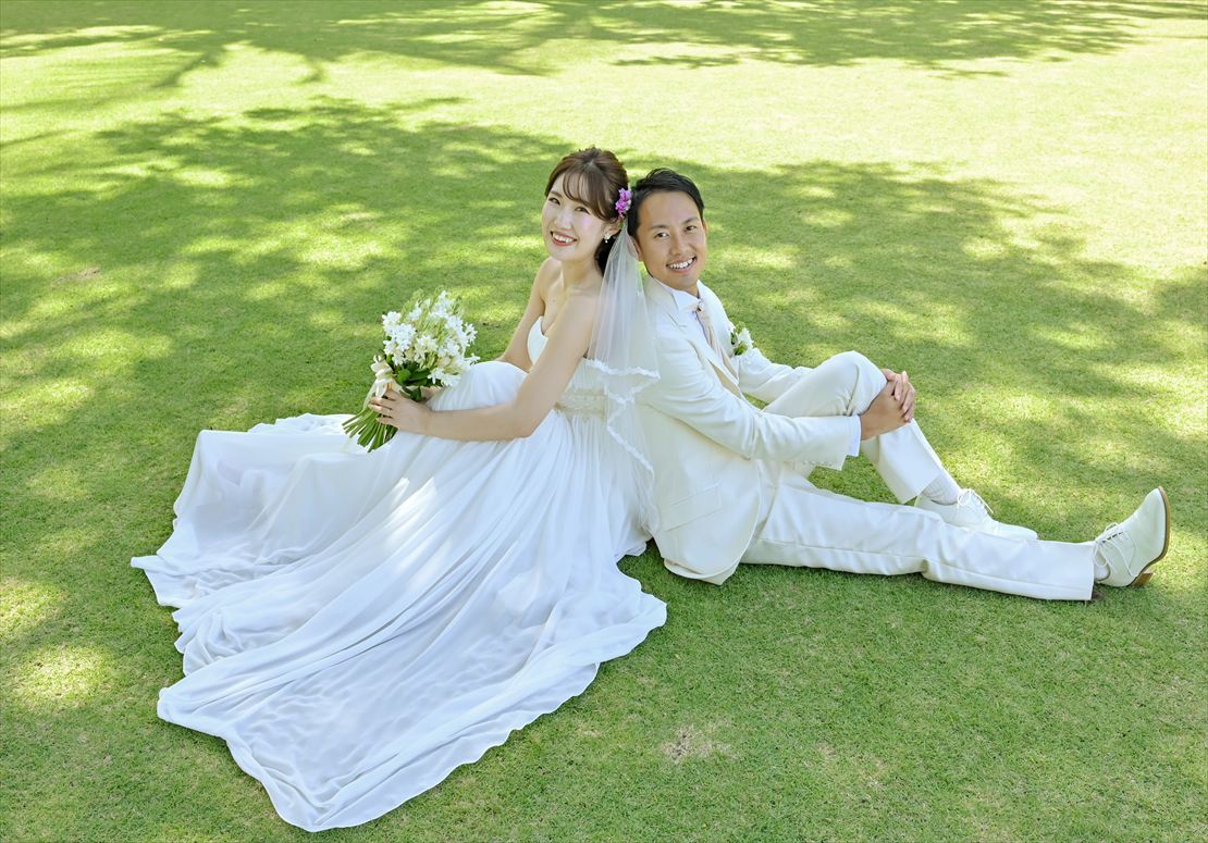 Conrad Bali Wedding Infinity Chapel (42)_R コンラッド・バリ・ウェディング インフィニティ・チャペル・ガーデンにて挙式後撮影