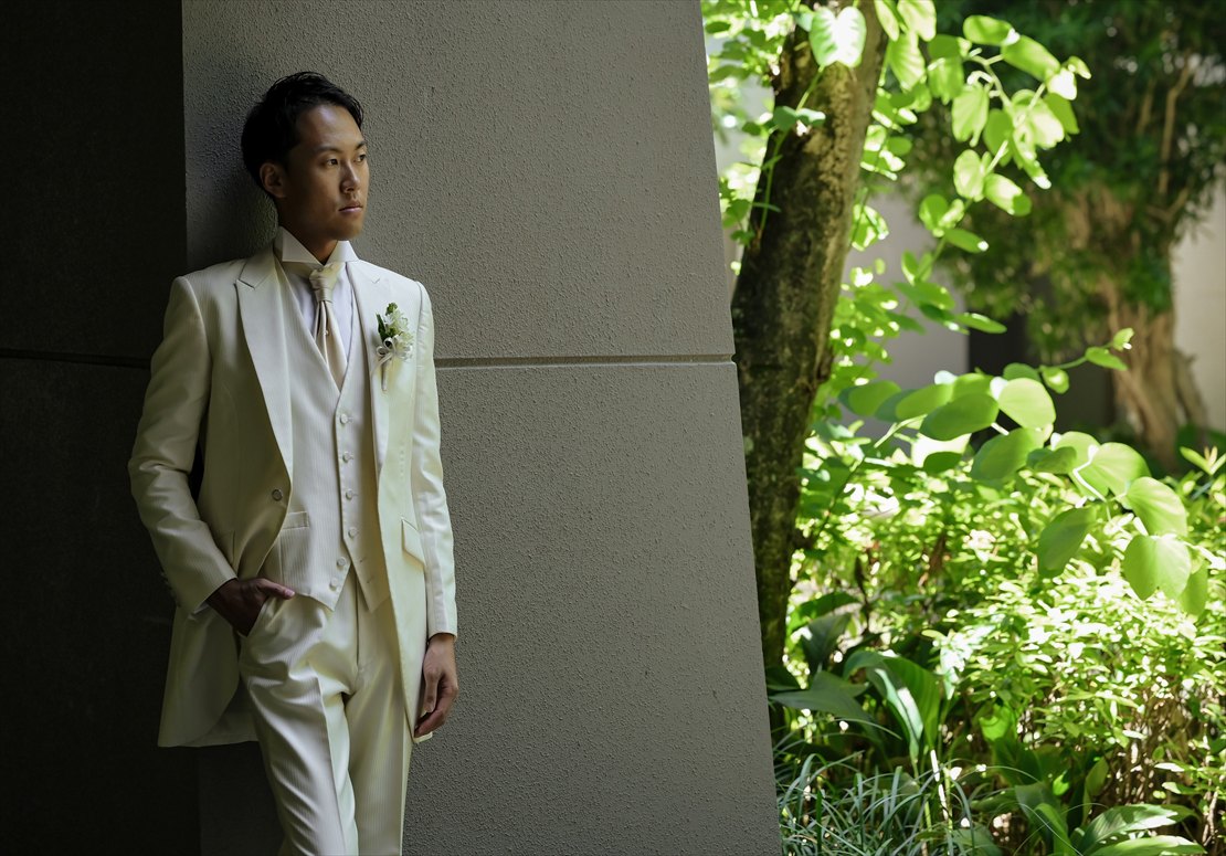 バリ島結婚式　新郎様 挙式前撮影