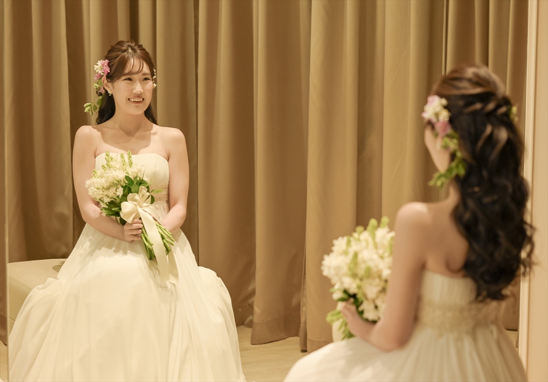 コンラッド・バリ結婚式 お支度部屋