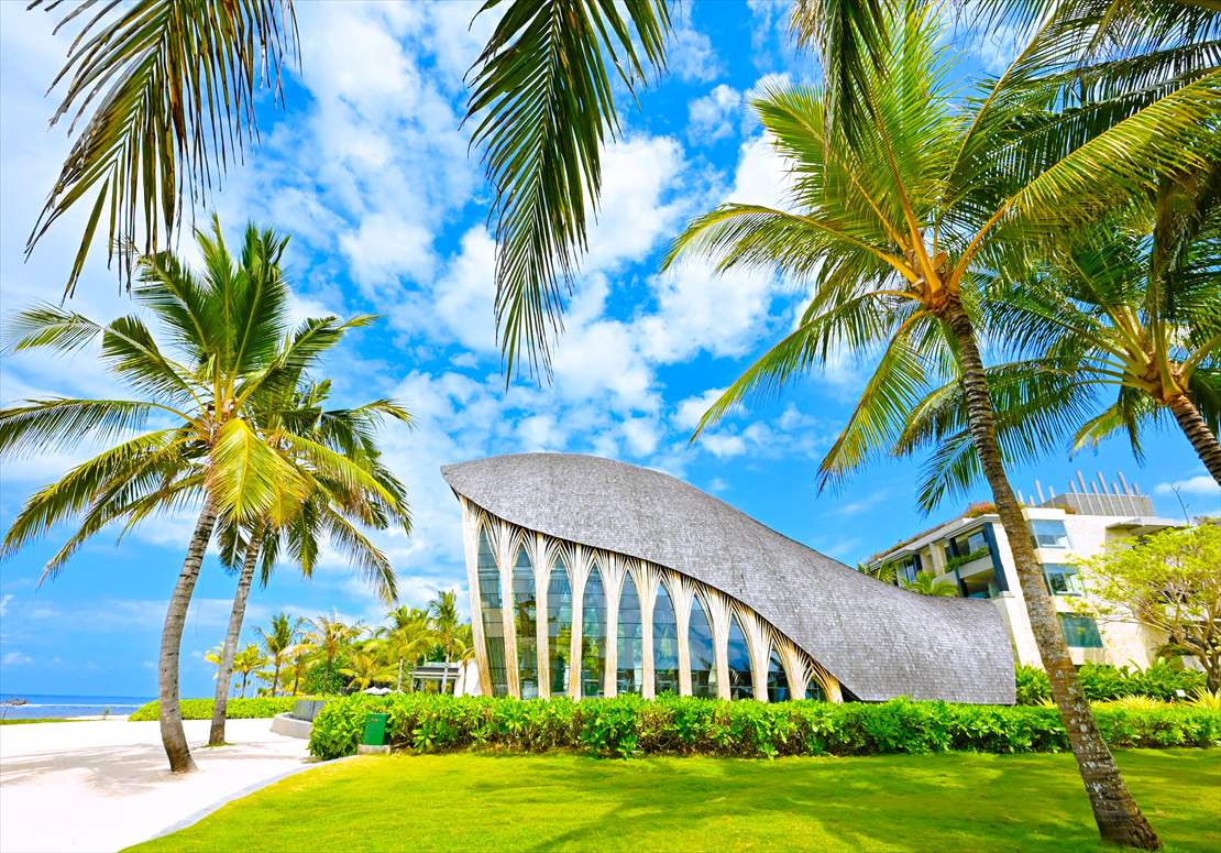 Apurva Kempinski Bali Wedding Oceanfront Chapel (3)_R アプルヴァ・ケンピスキ・バリ ウェディング チャペル全景