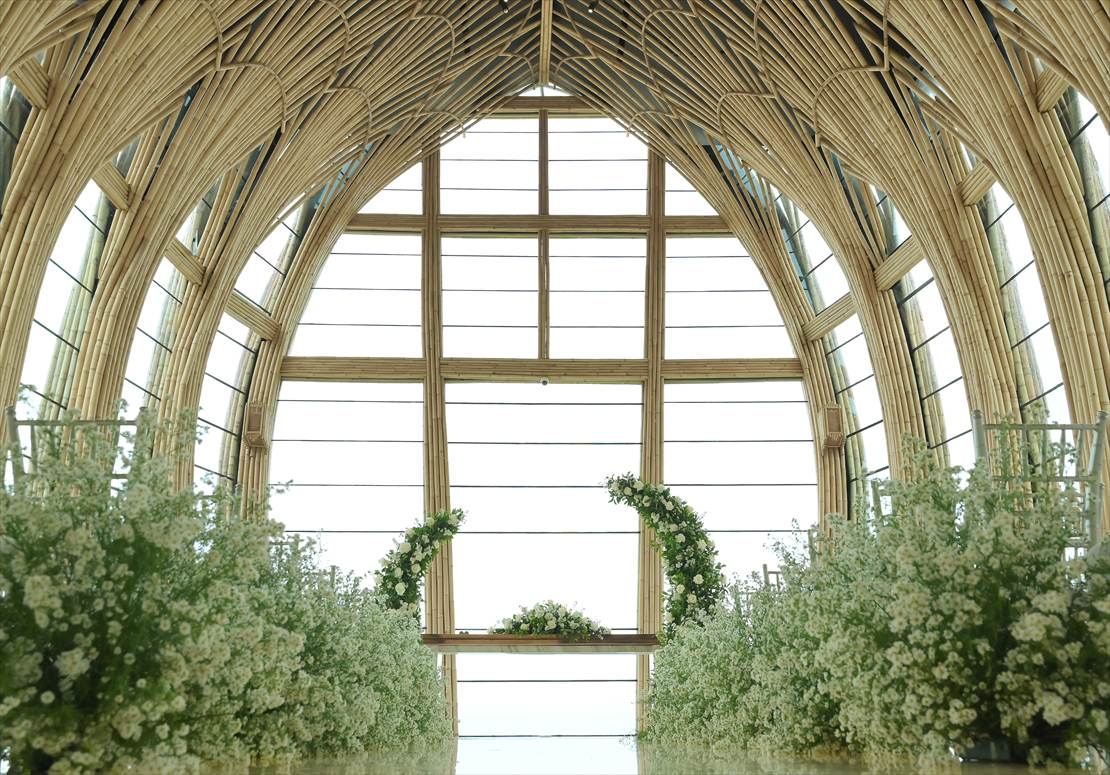 Apurva Kempinski Bali Wedding Oceanfront Chapel (5)_R バリ挙式プラン:アイルサイド生花装飾