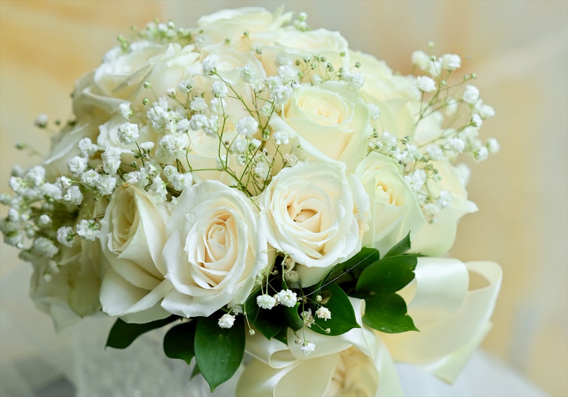 Apurva Kempinski Bali Wedding Oceanfront Chapel (6)_R バリ挙式プラン:生花ロース&かすみ草ブーケ