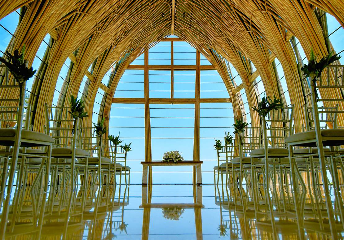Bali Wedding Apurva Kempinski Oceanfront Chapel (6)_R バリ随一の天井高を誇るチャペル・ウェディング