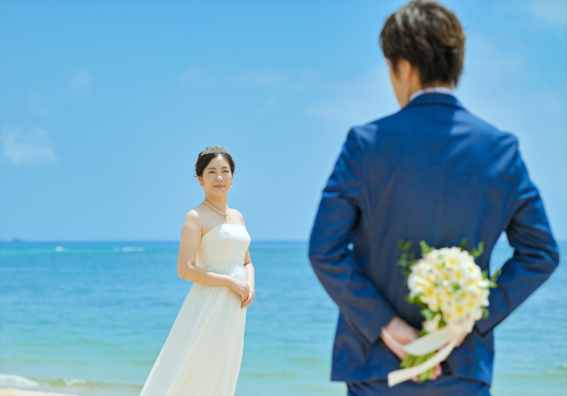 コンラッド・バリ・ビーチ・ウェディング プロポーズ・シーン