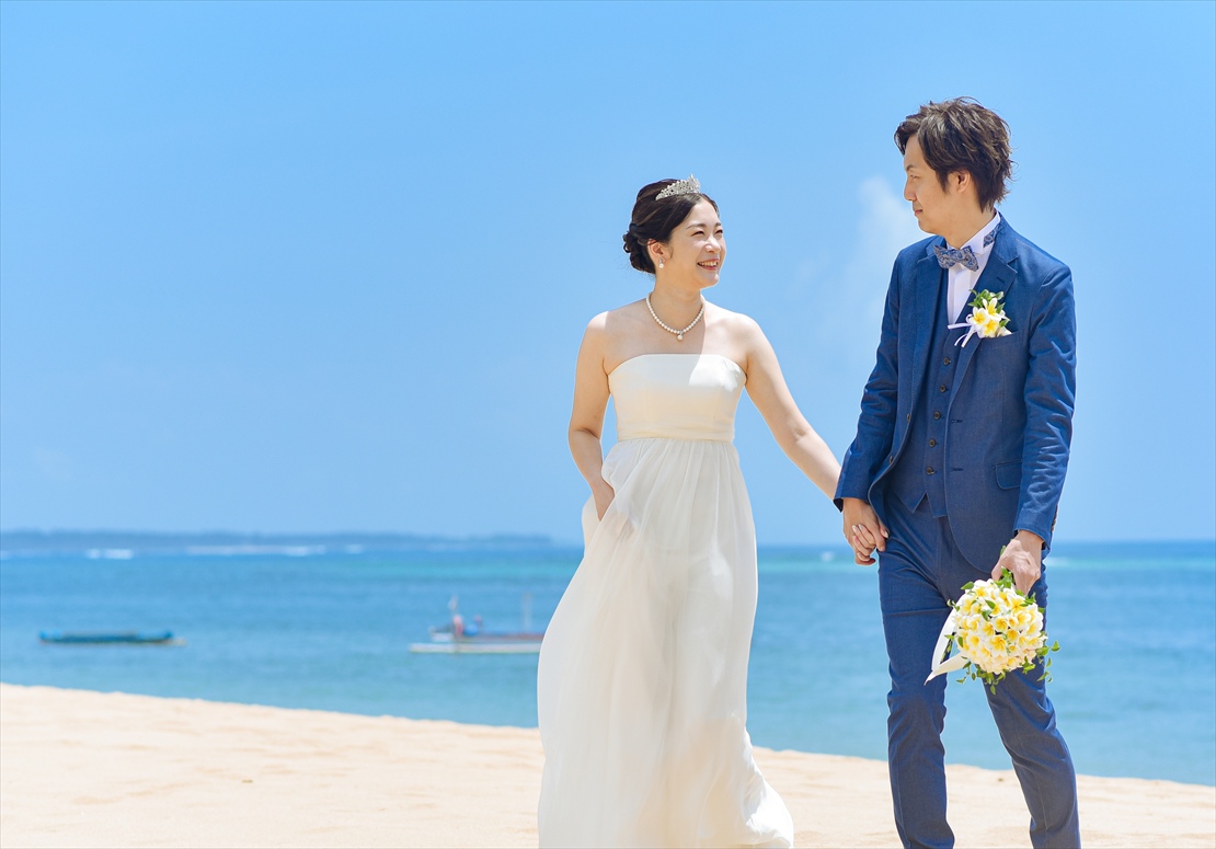 コンラッド・バリ・ウェディング・ビーチ挙式前撮影