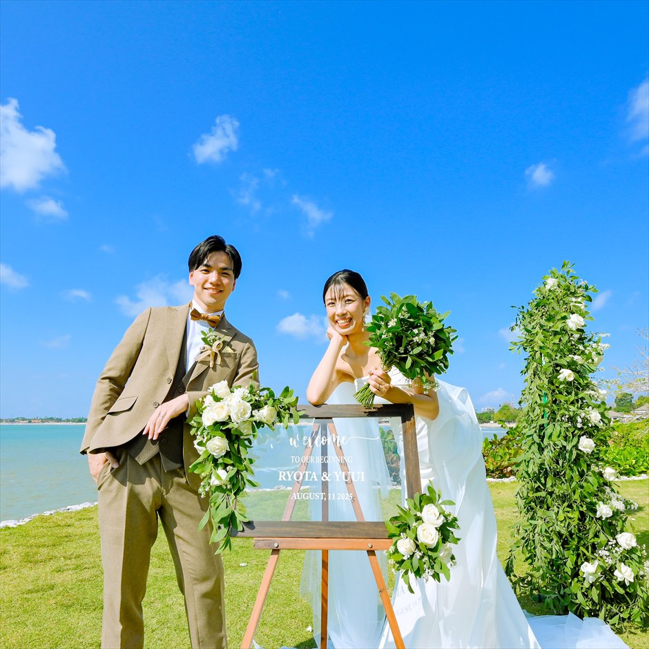 バリ島ガーデン挙式　フォーシーズンズ・リゾート・ジンバラン バリ ウェディング　バリ島結婚式　お客様評価・評判・口コミ・体験・レポート