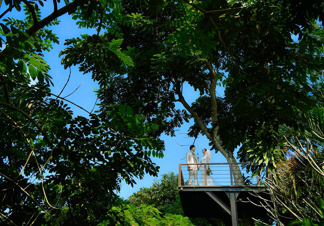 バリ島挙式　フォレスト・デッキ ファーストミート
