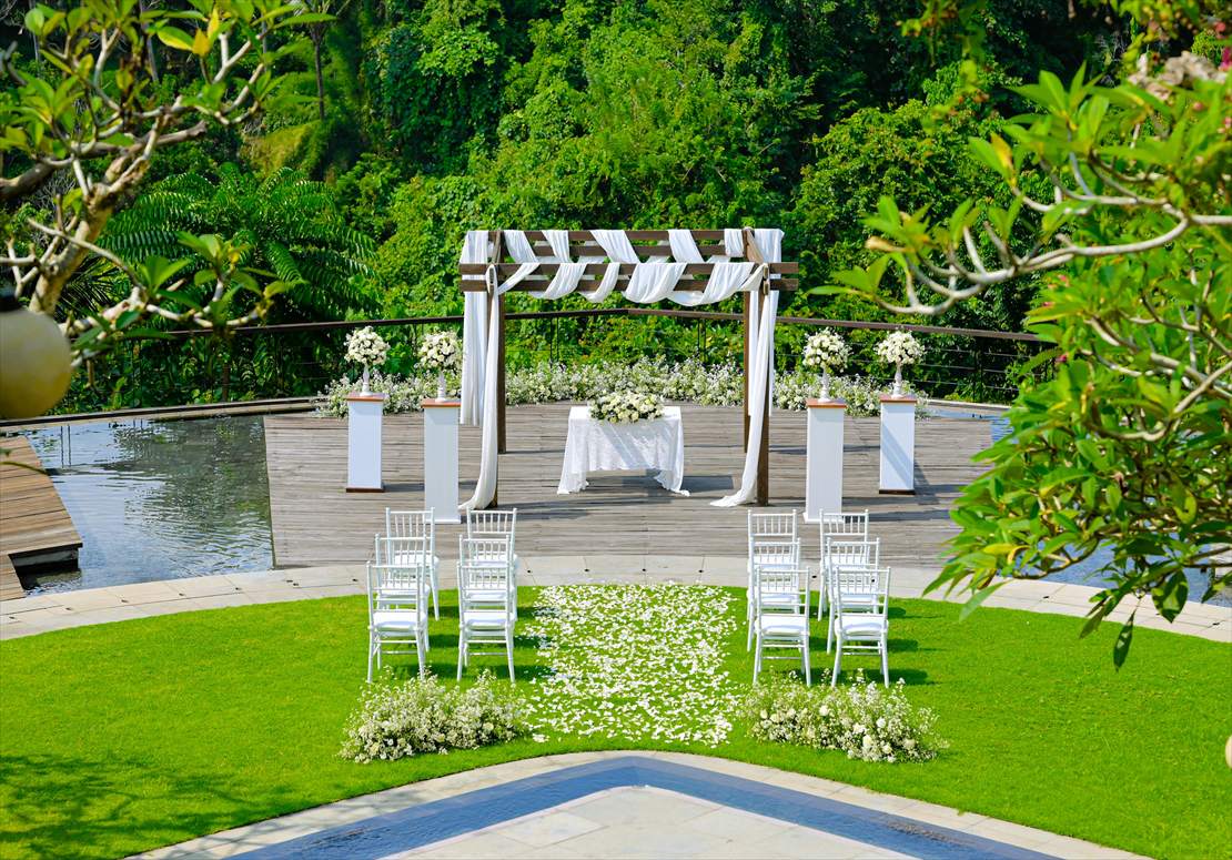 バリ島挙式　アルン・アルン・ガーデン挙式会場