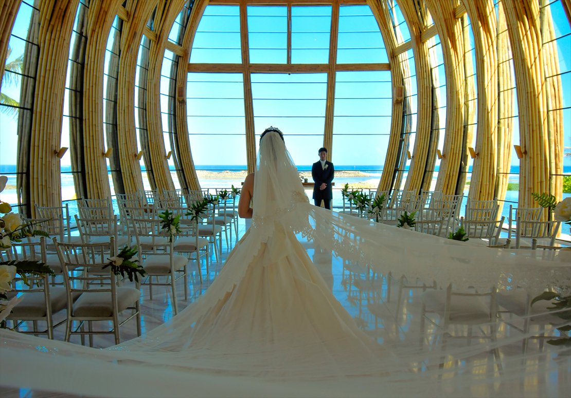 ケンピンスキ・バリ挙式後撮影 オーシャンフロント・チャペル・ウェディング