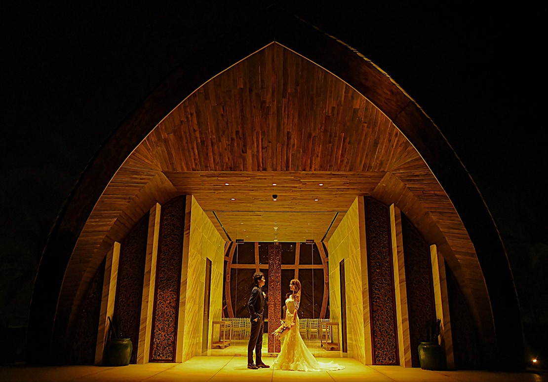 Kempinski Bali Wedding Night (3)_R ケンピンスキ・バリ挙式 オーシャンフロント・チャペル ナイト撮影