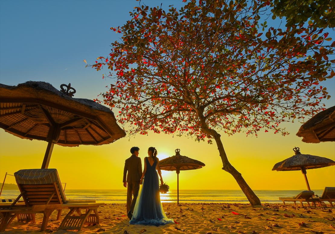 Sunset Bali Wedding (5)_R バリ結婚式 ビーチにてサンセット・フォトウェディング