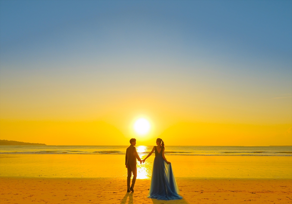Sunset Bali Wedding (7)_R バリ挙式 美しいサンセット・ウェディング・フォト