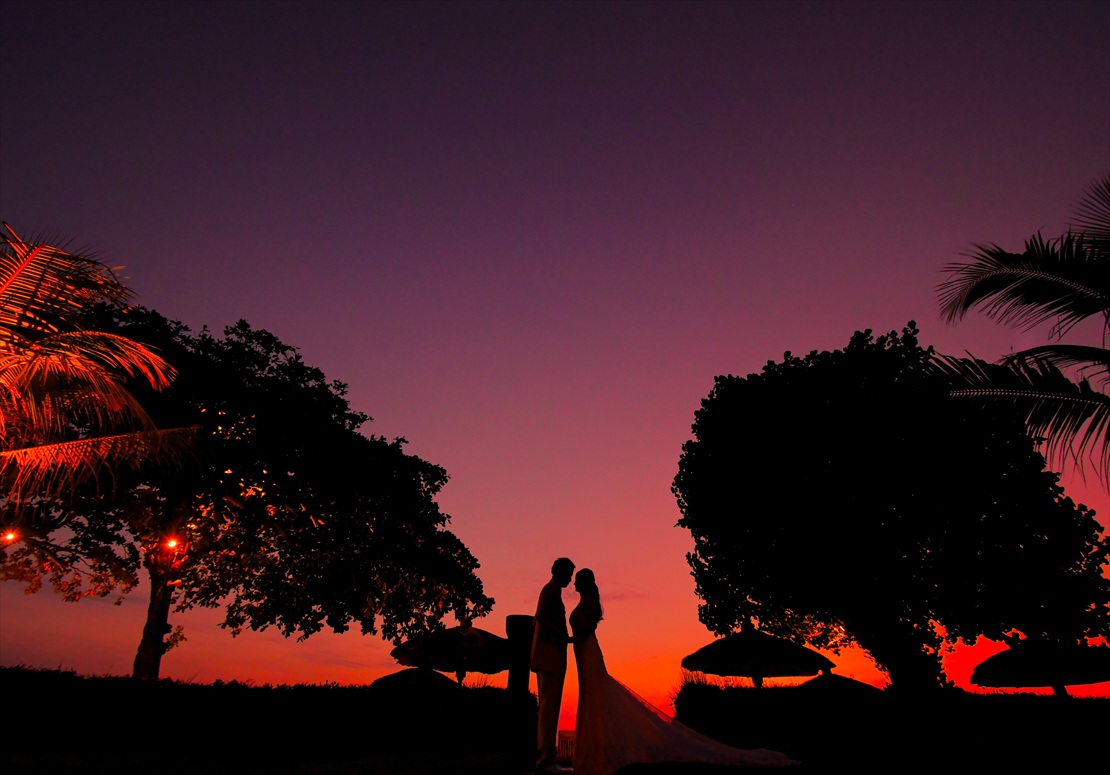 バリ島挙式　随一に美しいマジックアワー撮影