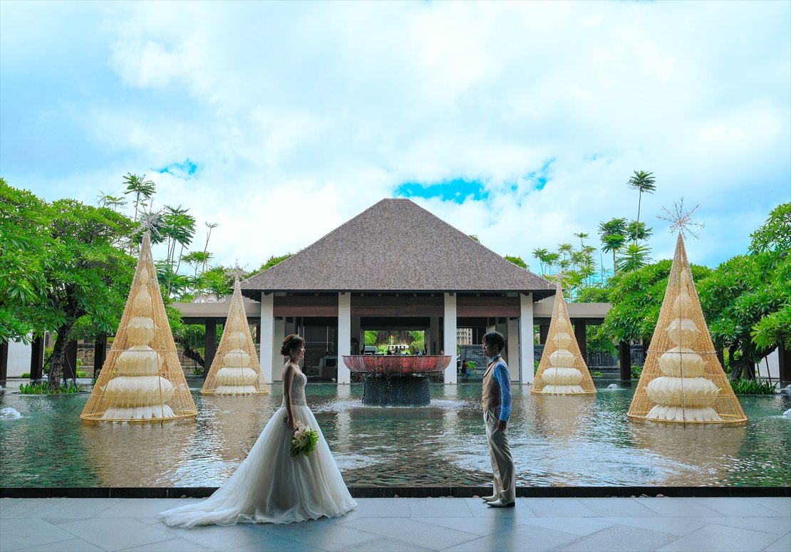 Apurva Oceanfront Chapel Wedding Kempinski Bali (6)_R ケンピンスキ・バリ ウェディング クリスマス装飾