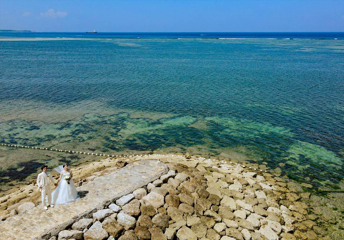 default コンラッド・バリ・ウェディング ガーデンにて挙式後撮影