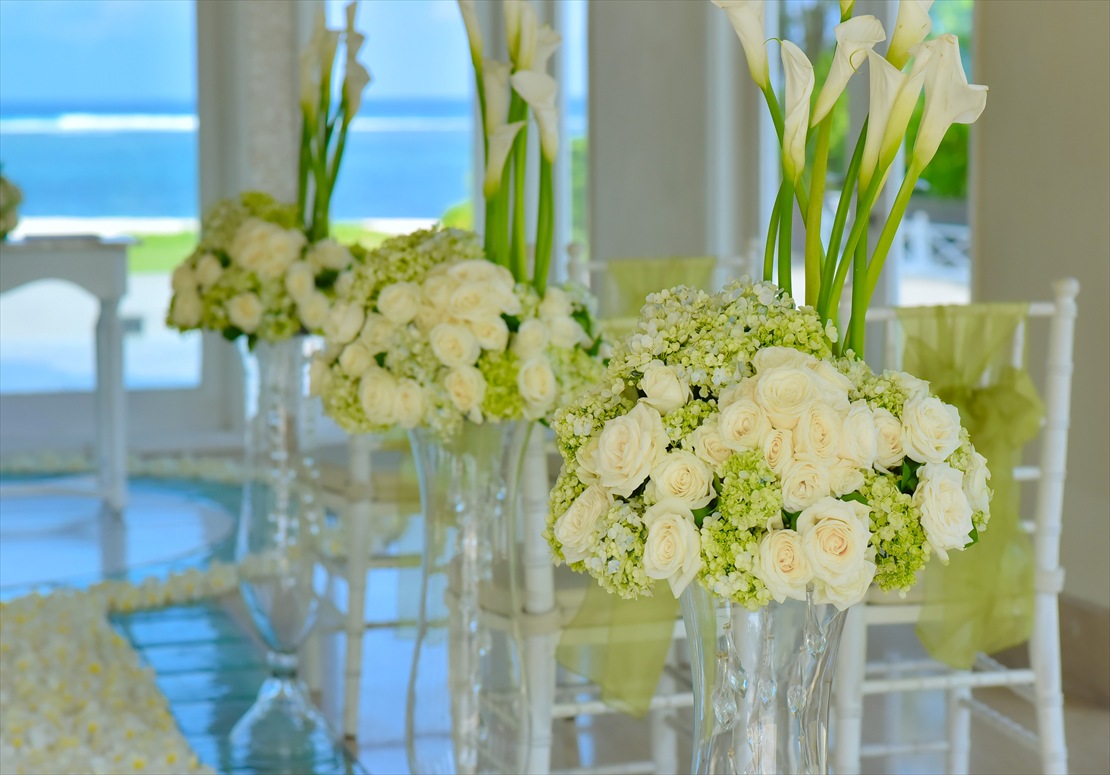 セント・レジス・バリ挙式 生花装飾