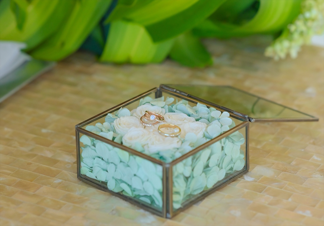 セント・レジズ・バリ挙式 リングピロー