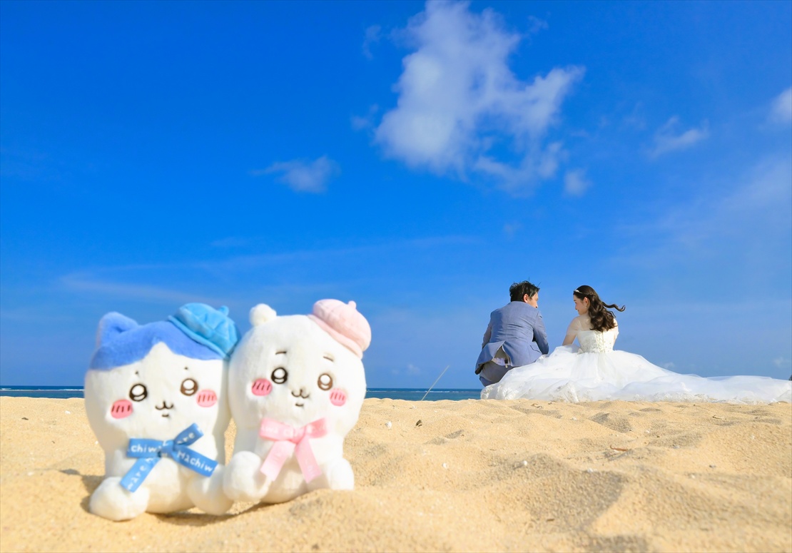 バリ島挙式　随一に美しいビーチにて挙式後撮影