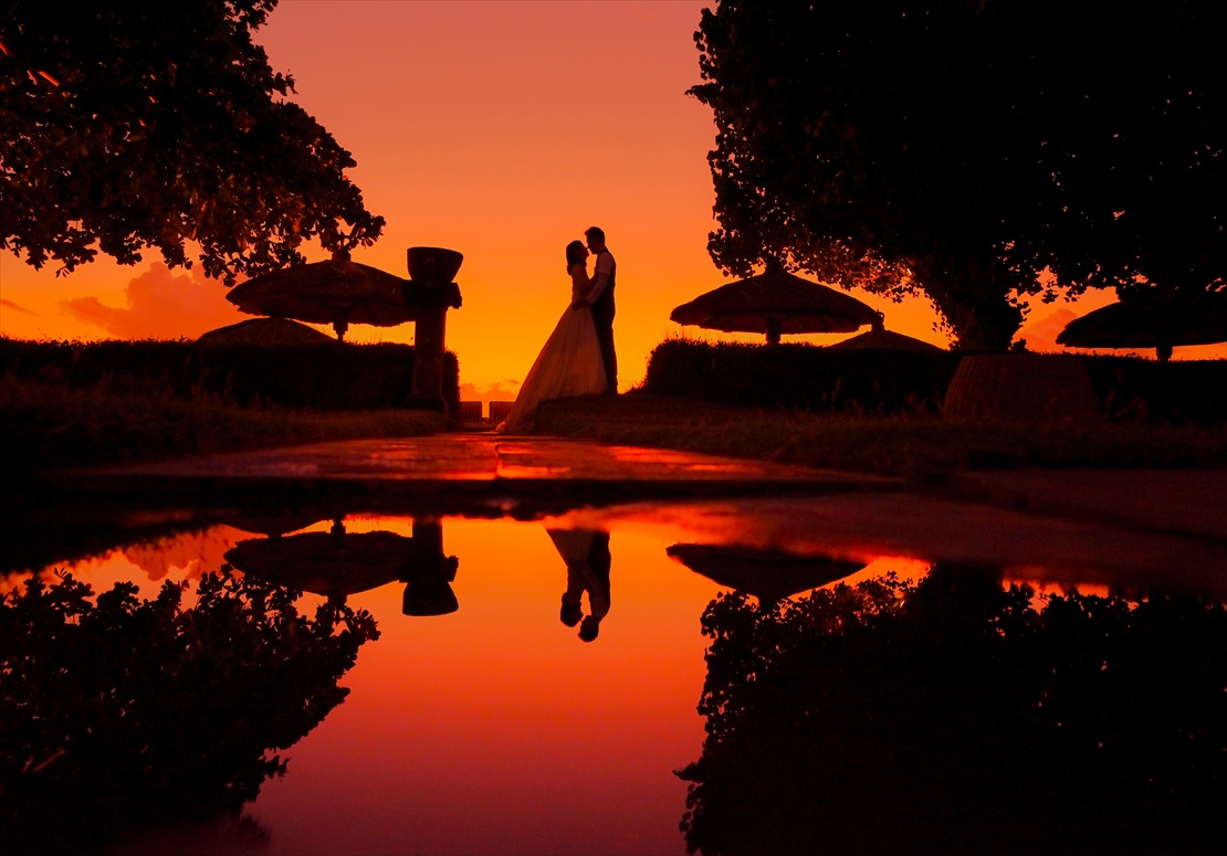 ディナー中マジックアワー撮影