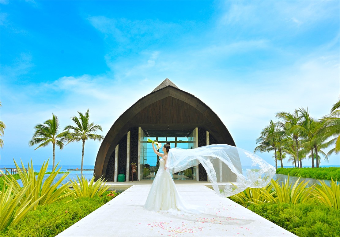 ケンピンスキ・バリ挙式後撮影