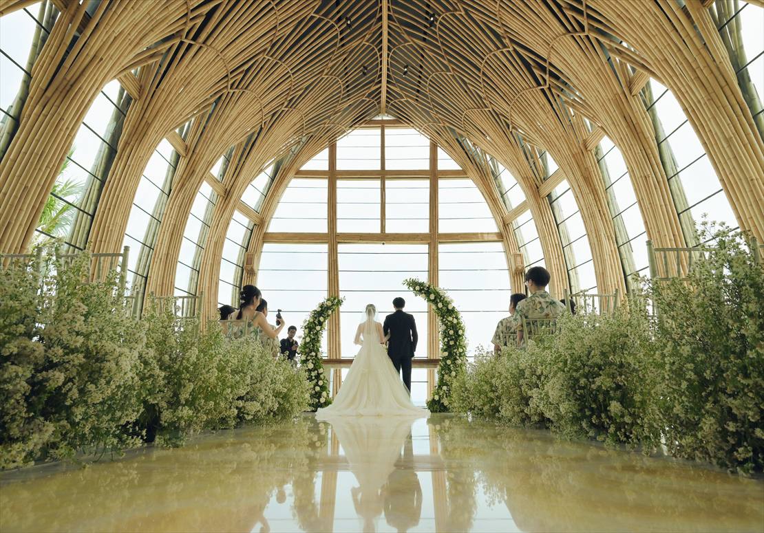 バリ島結婚式　ケンピンスキ・バリ オーシャンフロント・チャペル挙式