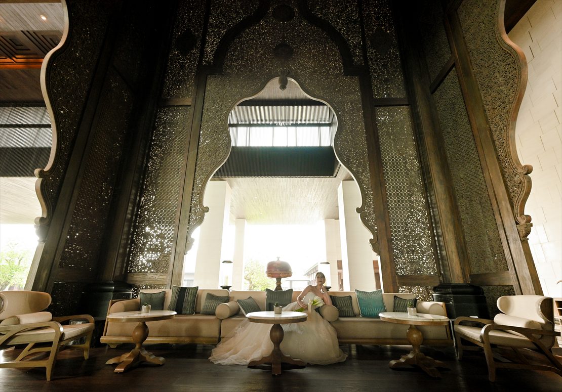 ケンピンスキ・バリ挙式後撮影 ロビー