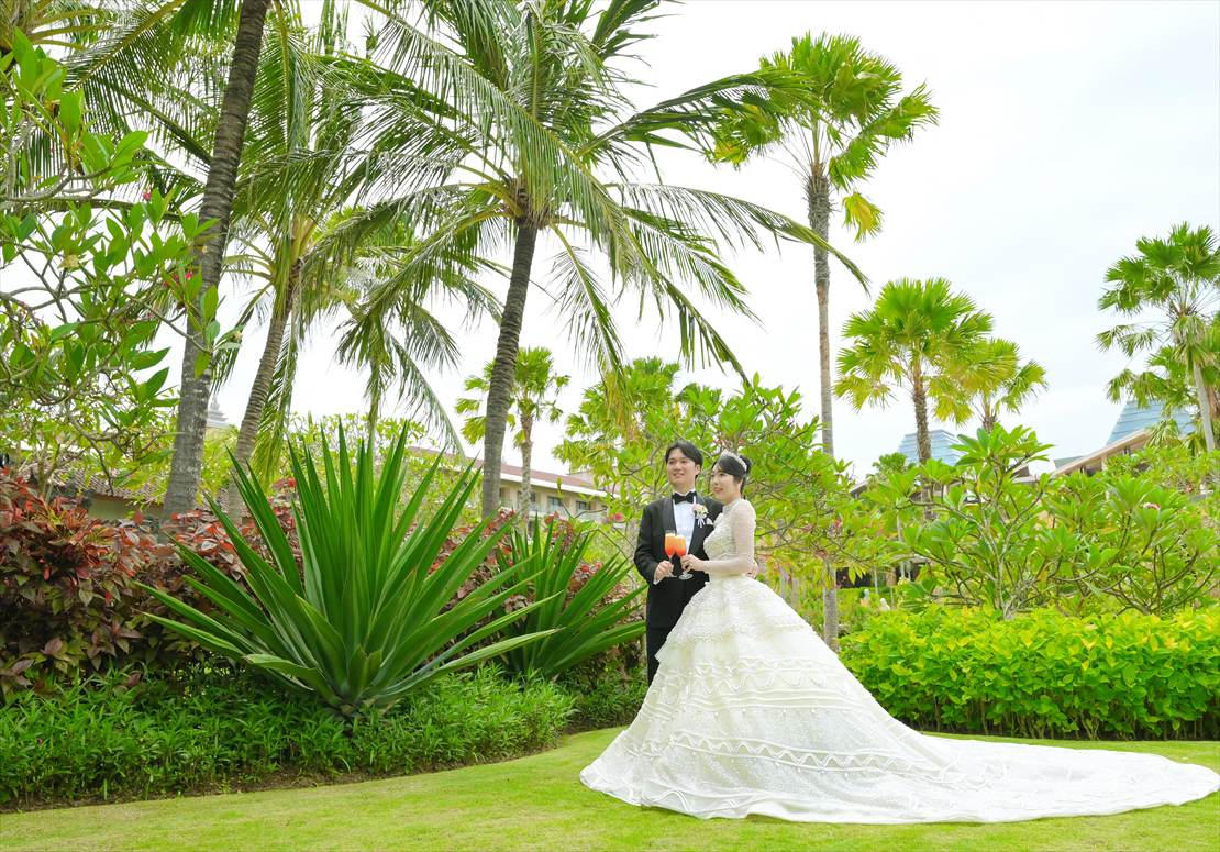The Mulia Bali Wedding Photo (2)_R バリ島挙式 熱帯雨林が生い茂るチャペル・ガーデン