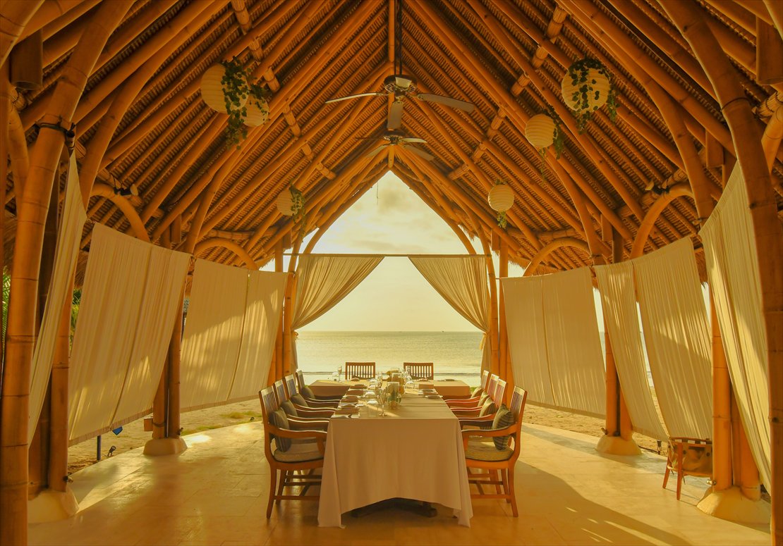 Balmond Jimbaran Bamboo Pavilion Wedding Party (3)_R ウェディング・パーティー会場 バンブー・パビリオン