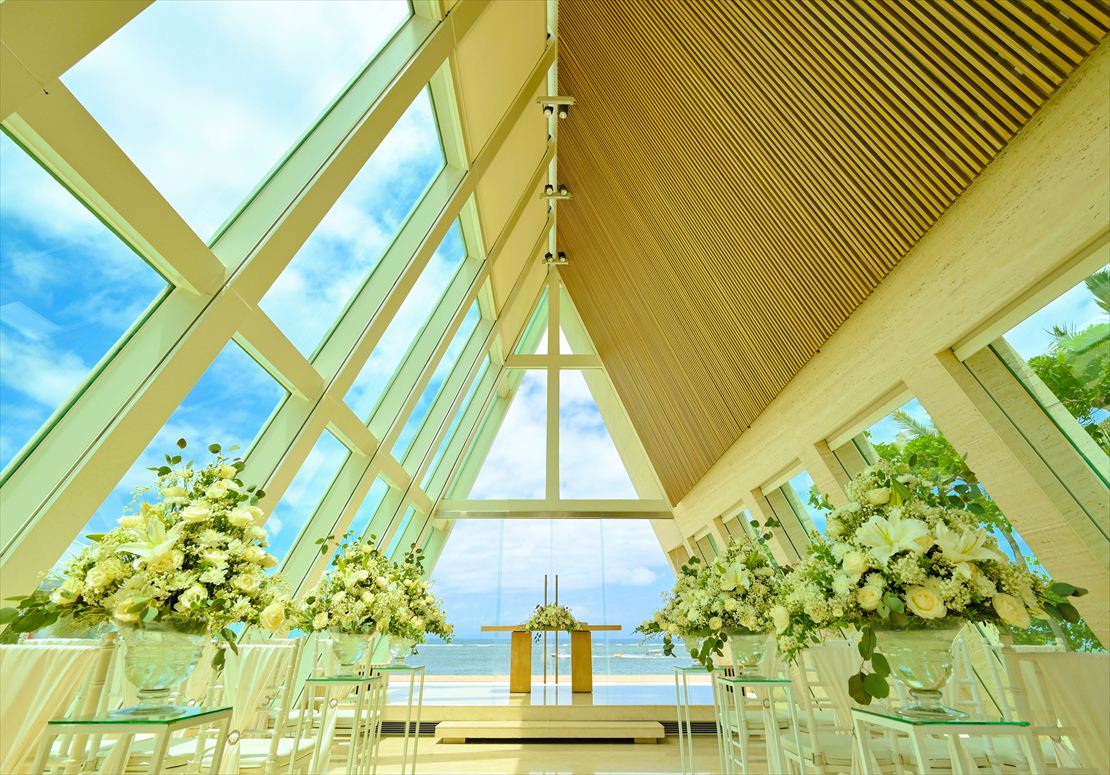 Conrad Bali Infinity Chapel Wedding (3)_R 挙式生花装飾 インフィニティ・チャペル バリ島・ウェディング