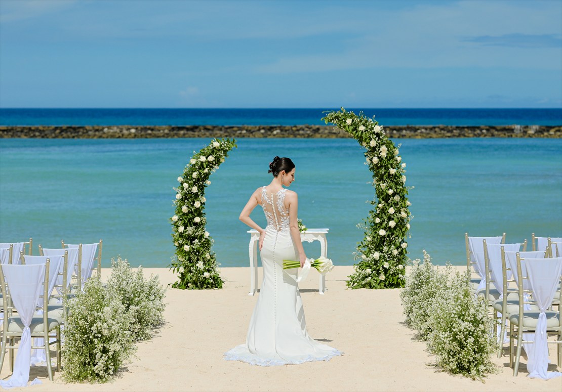 The Apurva Kempinski Bali Beach Wedding (4)_R ビーチ挙式会場バージンロード