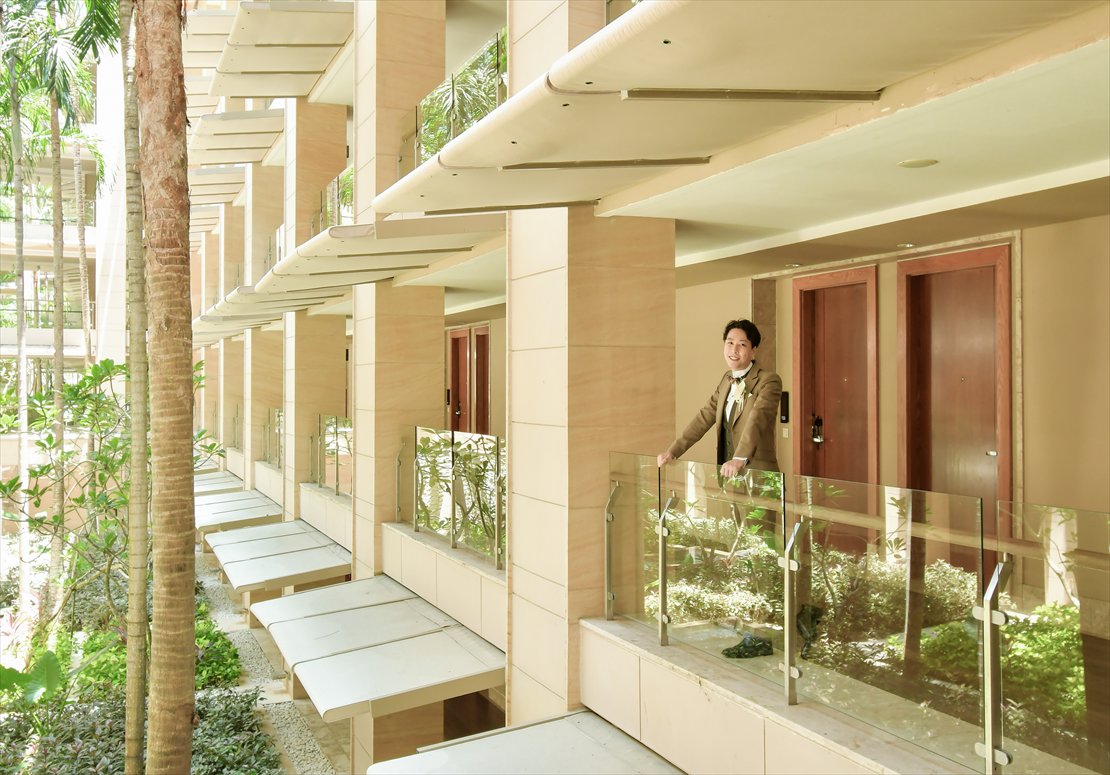 The Mulia Bali Harmony Chapel Wedding (7)_R 新郎様 挙式前撮影