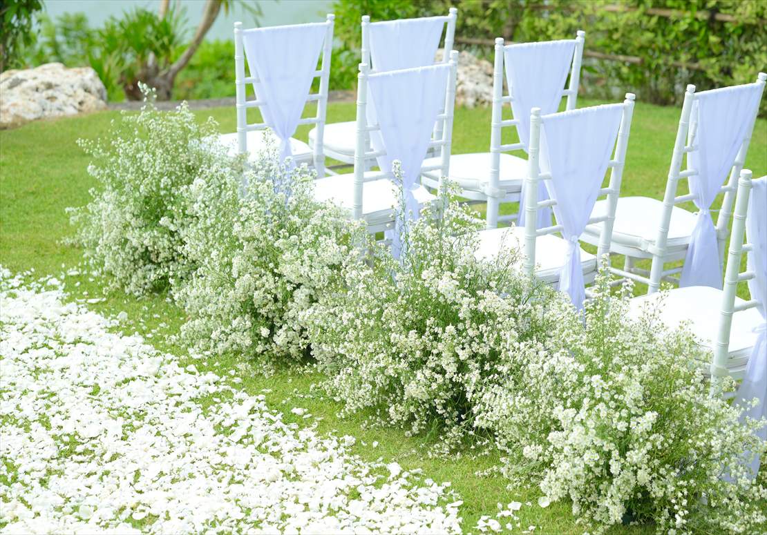 Four Seasons Bali Jimbaran Garden Wedding (3)_R ジンバラン・ガーデン 生花アイルサイド