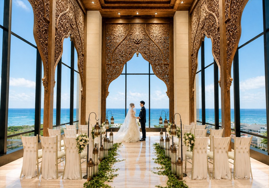 The Apurva Kempinski Bali Cliff Chapel Wedding (4)_R ジ・アプルヴァ・ケンピンスキ・バリ クリフ・チャペル・ウェディング 【クラシック】リーフアイルサイド装飾