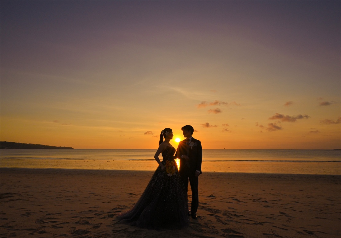 Bali Sunset Wedding Party Belmond Jimbaran (10) バリ島随一のサンセット撮影