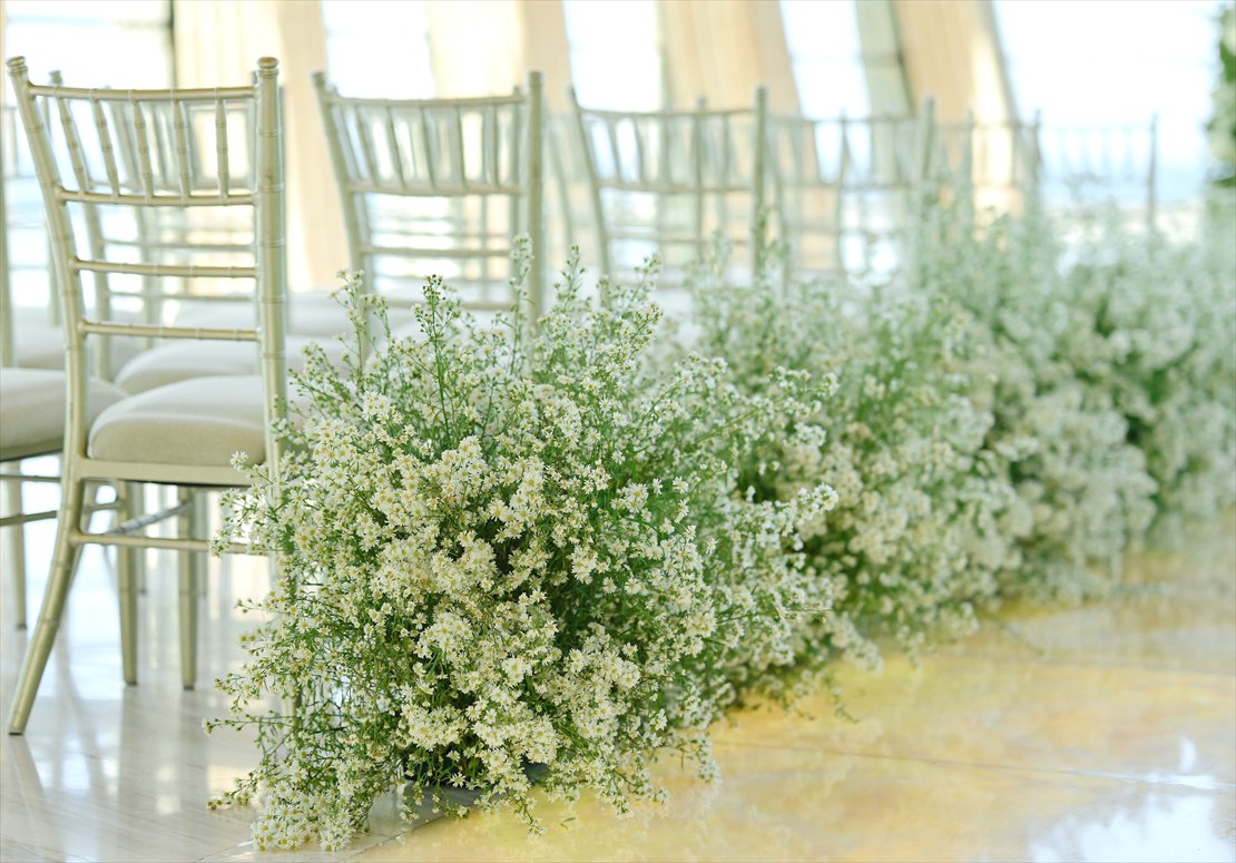 Bali Wedding Apurva Oceanfront Chapel Kempinski (5) 挙式プラン:アイルサイド生花装飾