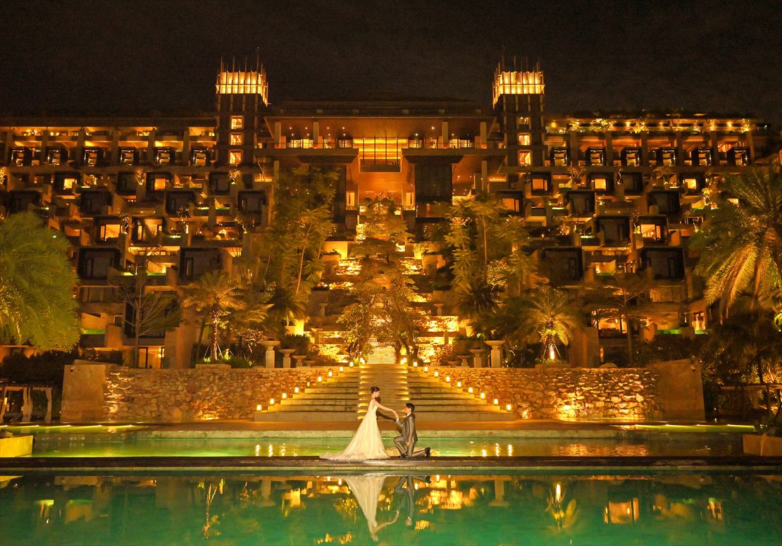 Bali Wedding Kempinski Night Photo ケンピンスキ・バリ・ナイト撮影