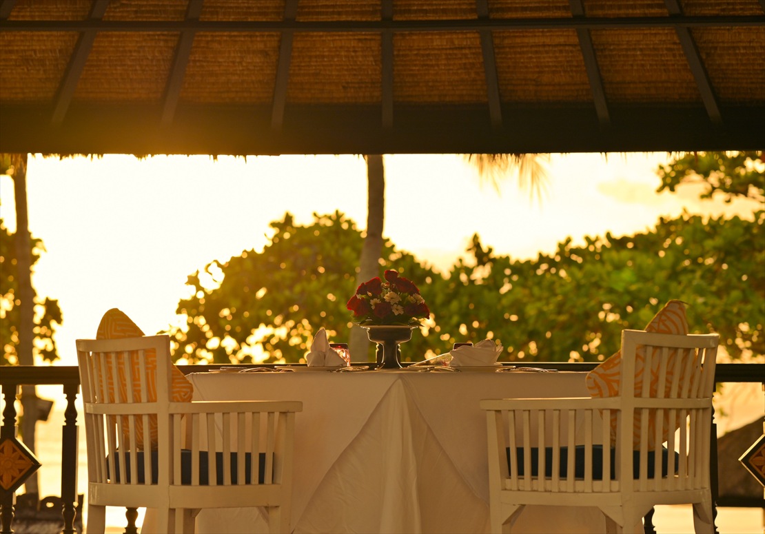 Intercontinental Bali Resort Sunset Wedding (8)_R 会場よりサンセットを正面に望む