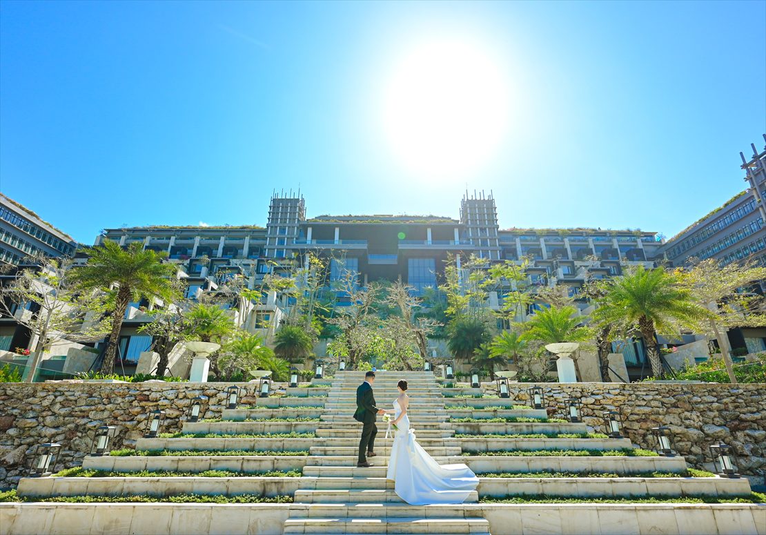 Bali Wedding Ceremony Apurva kempinski(19) クリフスイート棟挙式後撮影